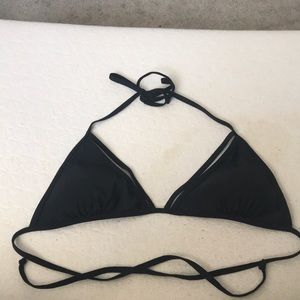 Black bathing suit top